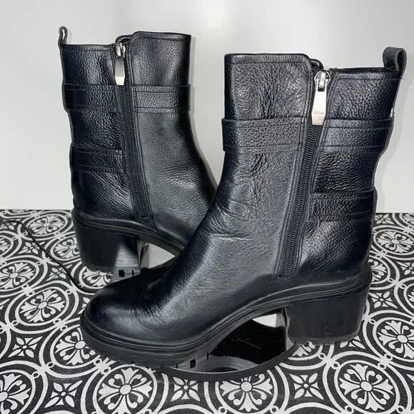 NATURALIZER Trina Mid Shaft Boots, black pebble, 7 - Picture 7 of 11